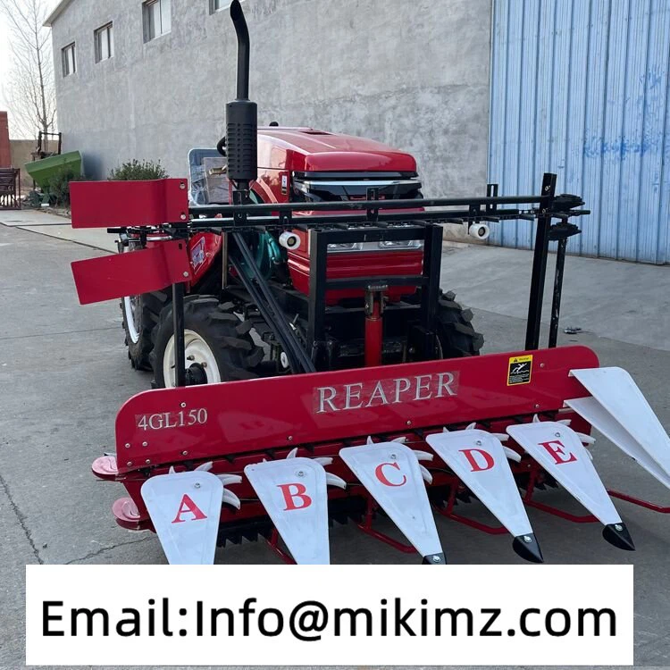 Diesel Engine Hand Push Corn Cropper Harvester Machine