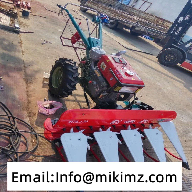 Factory price grain wheat reaper mini rice paddy cutting machine