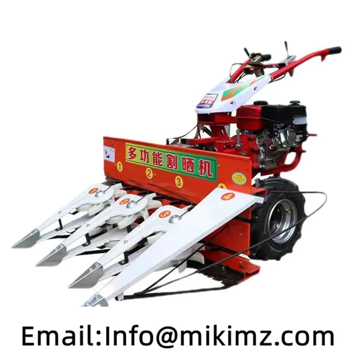 Powerful Diesel engine corn harvester for hilly terrain