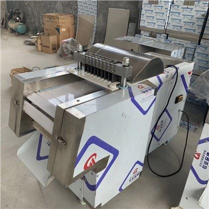 Малая машина для резки кубиками мяса